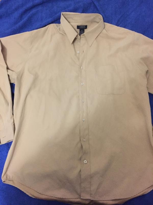 Мужской Cambridge Satchel Рубашка Бежевый 42 / XL