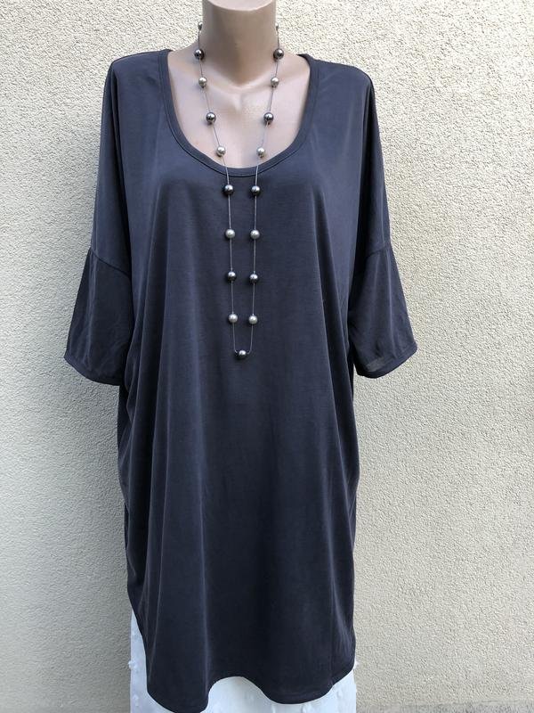 Donna Nine West Abito Grigio Modal 44 / XXL / 52
