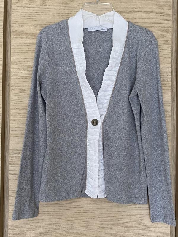 Femme Fabiana Filippi Pull Gris 38 / M / 46