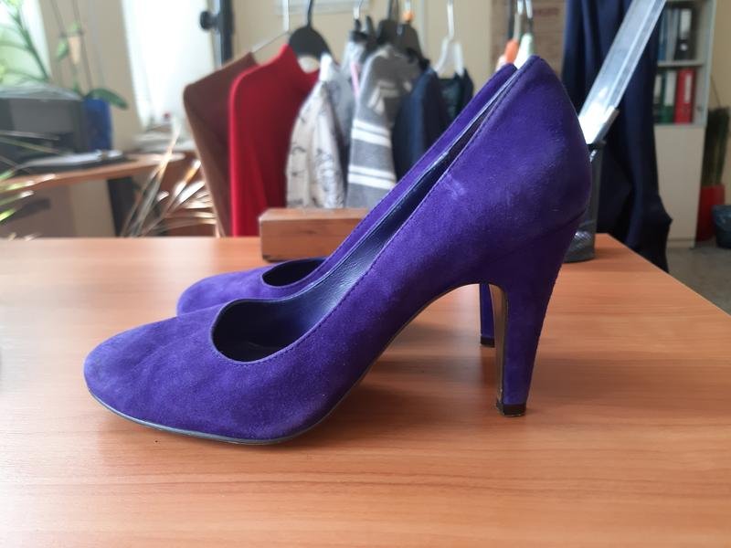 Women Ash Heels Navy Suede 37