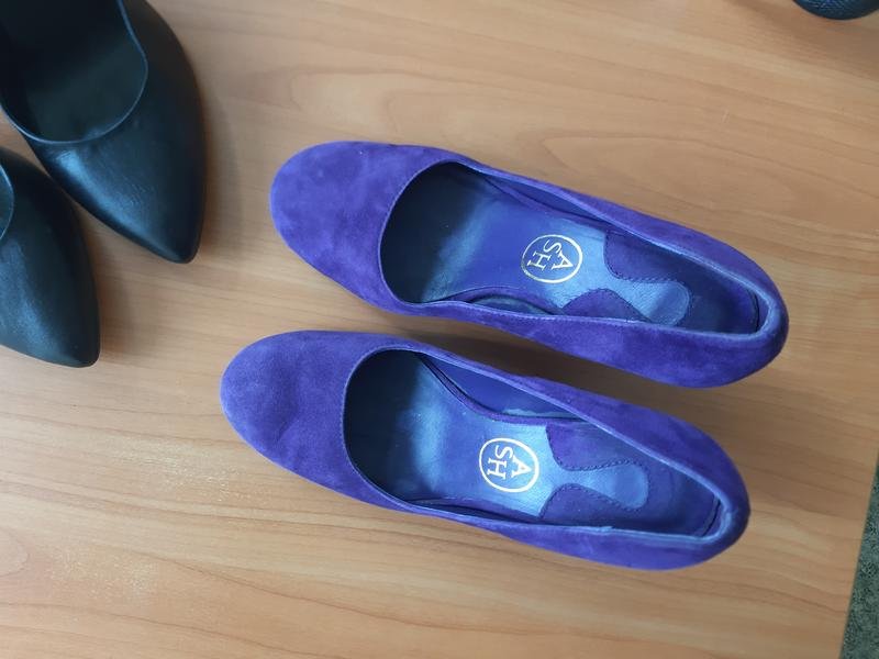 Women Ash Heels Navy Suede 37