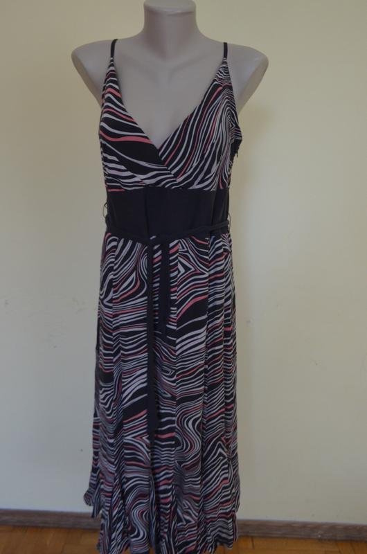 Damen Jaeger Kleid Schwarz Seide 46 / 3XL / 54