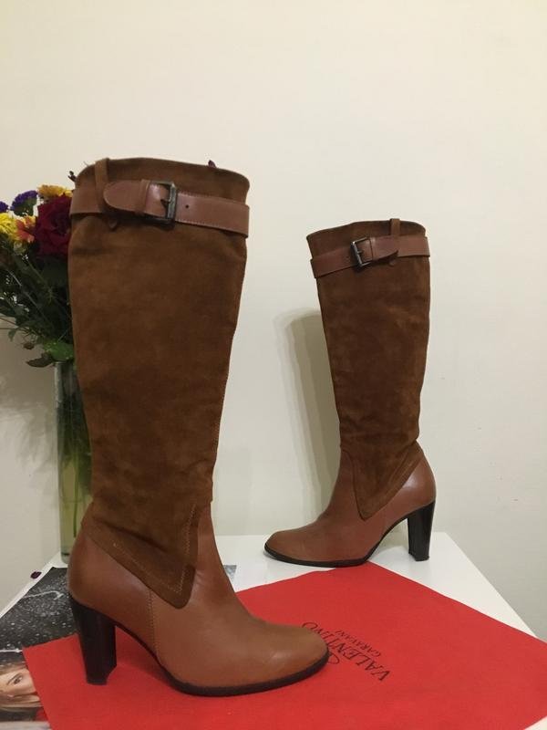 Damen Alberto Zago Stiefel Braun Wildleder 34