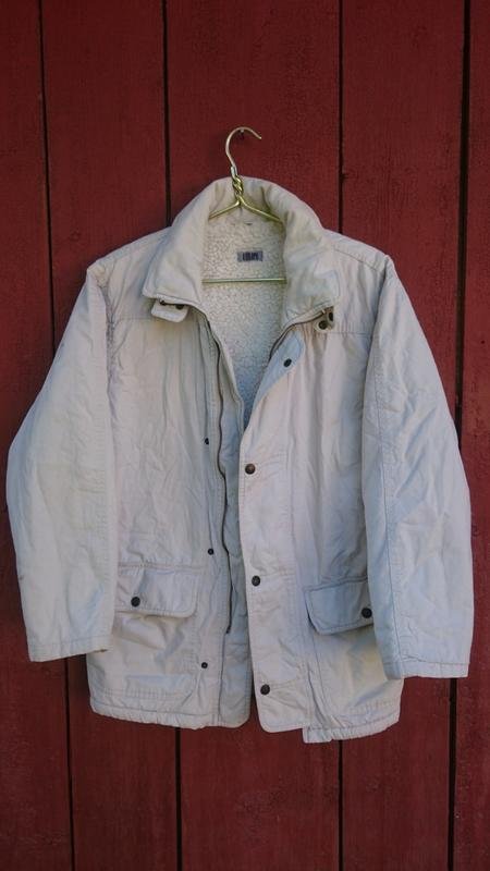 Herren Equipment Parka Weiß Baumwolle 36 / S / 44