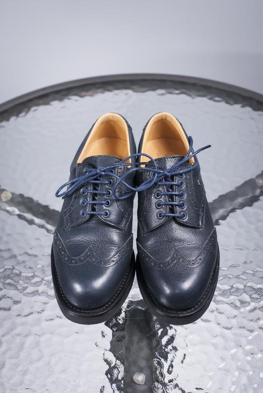 Женские Van Bommel Туфли Темно-синие Кожа 36