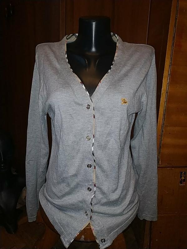 Женский Burberry Свитер Серый Хлопок 40 / L / 48