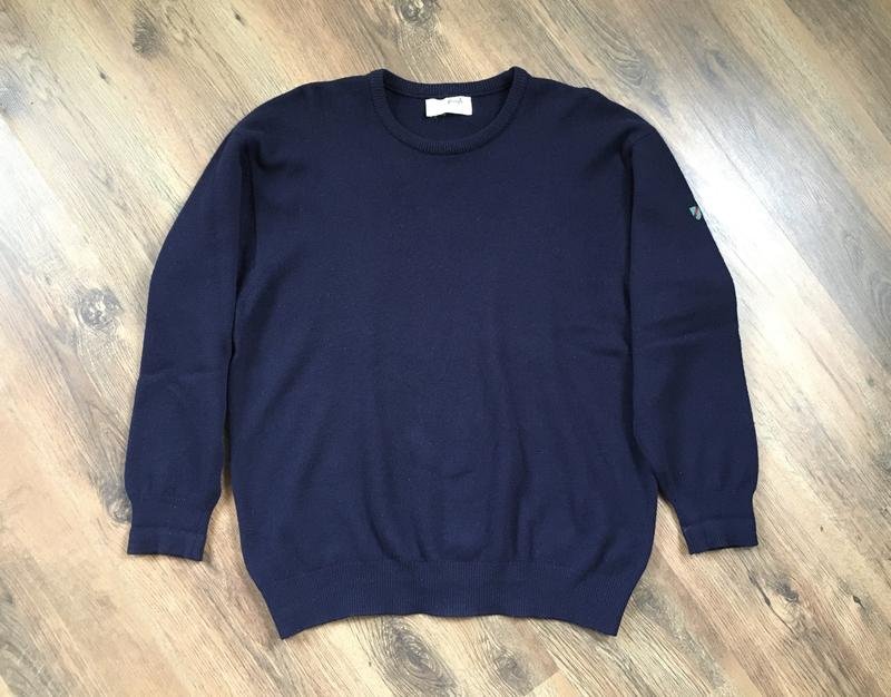 Мужской Brioni Свитер Тёмно-синий Шерсть 38 / M /