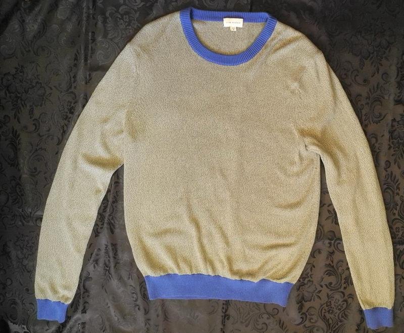 Мужской Club Monaco Пуловер Серый Хлопок 42 / XL /