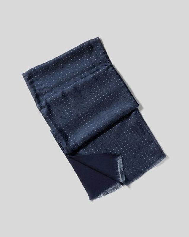 Мужской Charles Tyrwhitt Шарф Белый Шёлк Шерсть