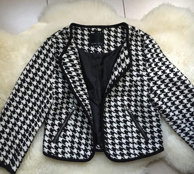 Women AMISU Jacket White Polyester 38