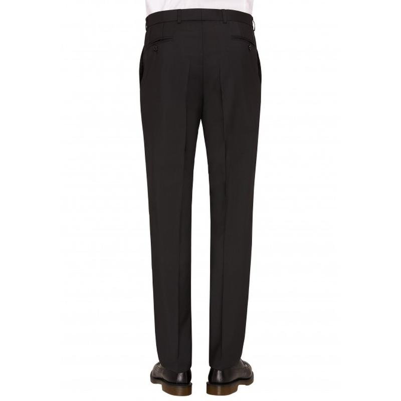 Мужские Carl Gross Брюки Чёрные Шерсть 42 / 3XL /