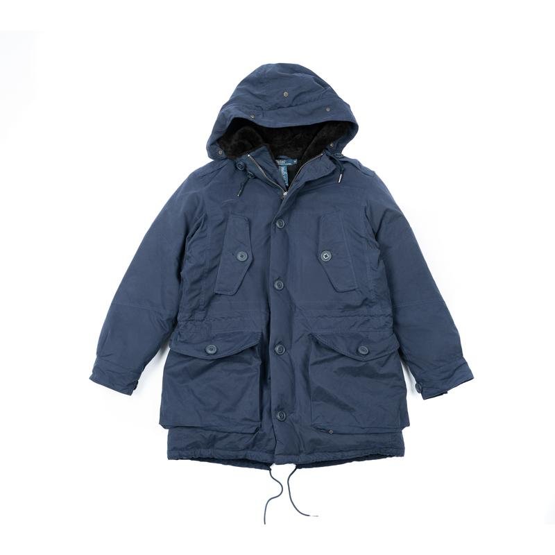 Homme Polo Ralph Lauren Parka Bleu Marine 38 / M /