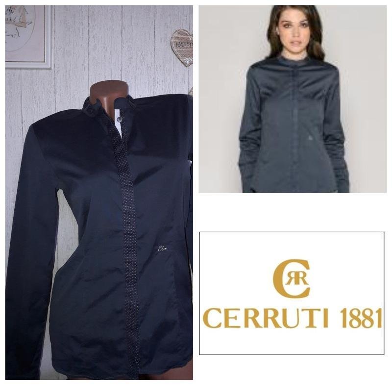 Женская Cerruti Рубашка Серый Хлопок 34
