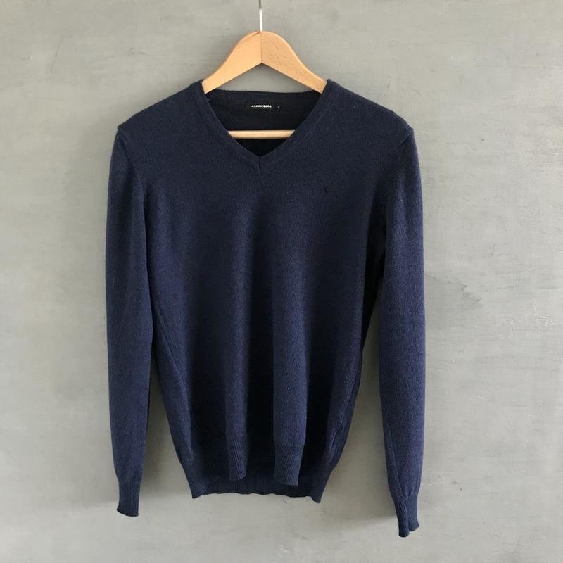 Men Lindeberg Sweater Navy Wool 36 / S / 44