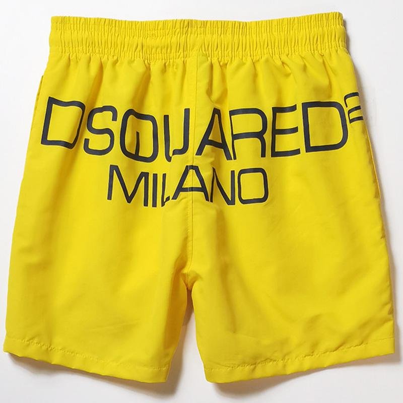 Herren Dsquared² Shorts Gelb Polyester 31 / M / 44