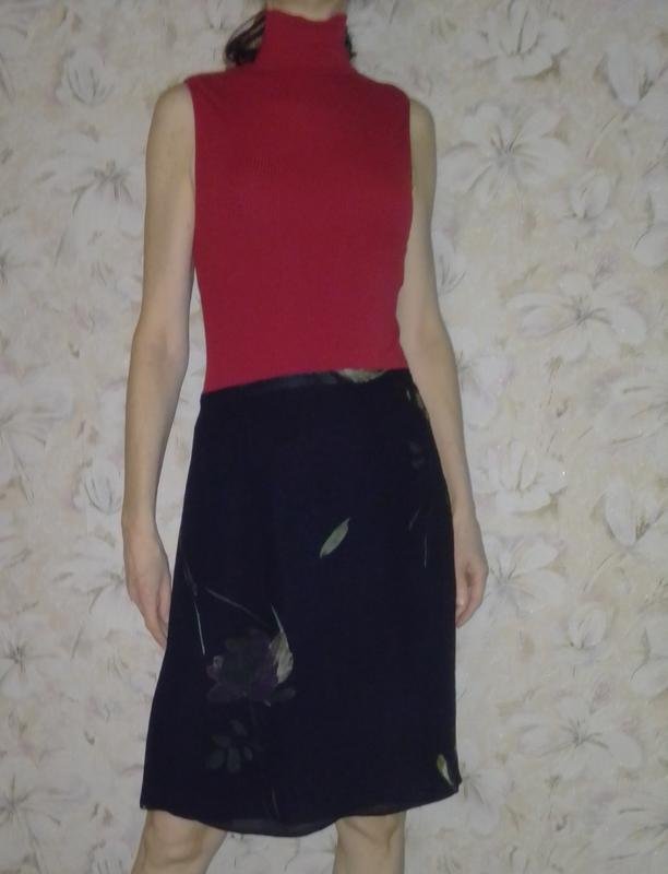Женская Cacharel Юбка Чёрный Вискоза 36 / S / 44