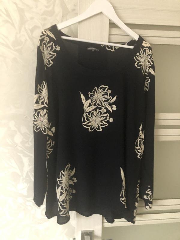 Damen Anya Hindmarch Bluse Marineblau 48 / 4XL /