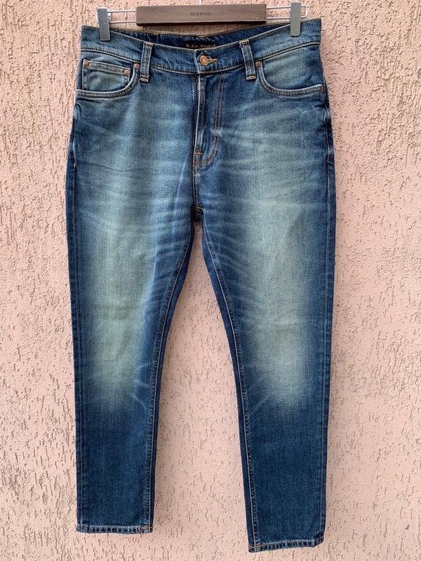 Men Nudie Jeans Jeans Navy Cotton 30 / S / 44