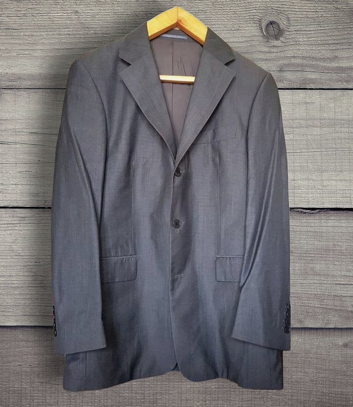 Homme Cerruti Blazer Gris Laine 40 /L / 48