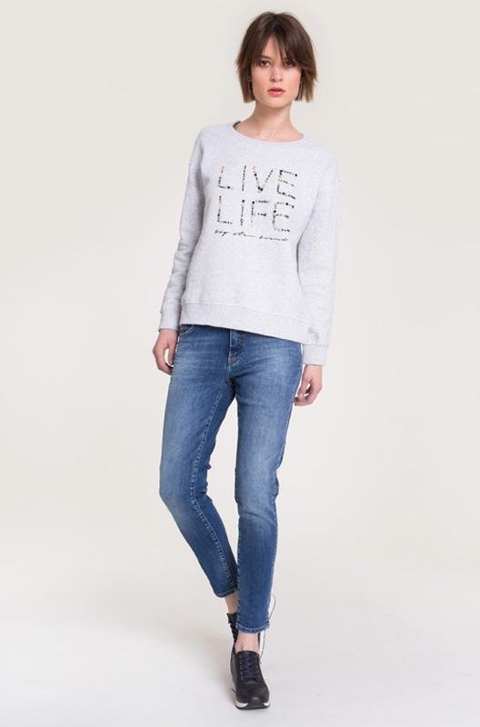 Donna Creative Denim Jeans Blu Navy 29 / M