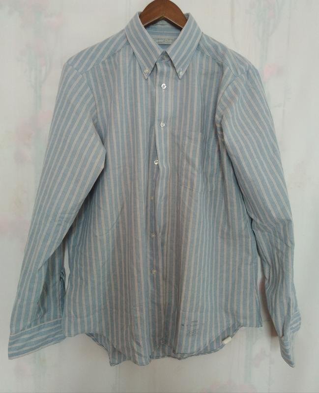 Мужской Cambridge Satchel Рубашка Серебристый