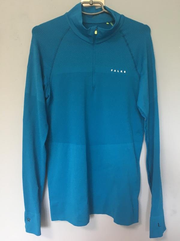 Men Hallhuber Sweater Turquoise Polyester 40 /L /