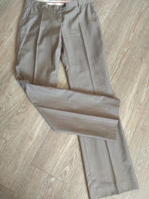 Женские Cinque Брюки Серый Шерсть 36 / S / 44