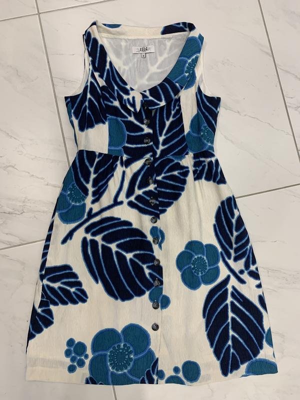 Damen Tibi Kleid Weiß 38 / M / 46