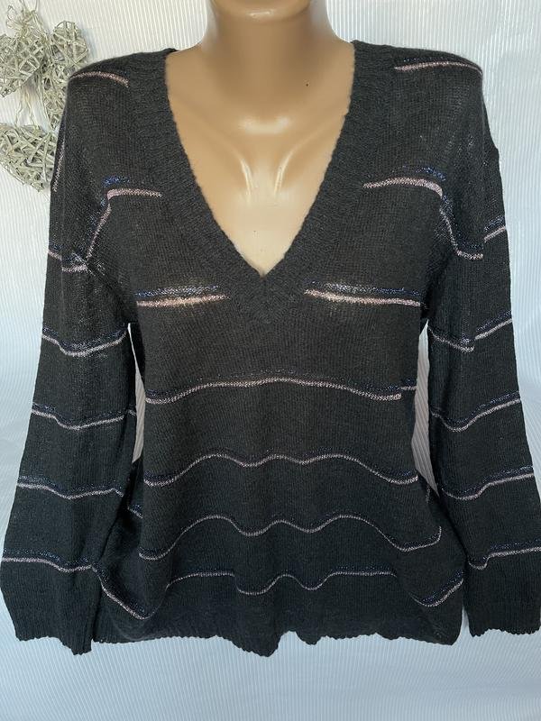 Женский Custommade Свитер Серый Шерсть 42 / XL /