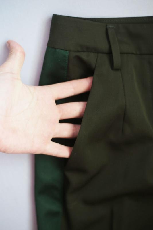 Femme Dondup Pantalons Kaki Laine 34