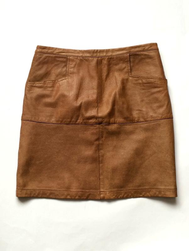 Women Cinque Skirt Brown Leather 36 / S / 44