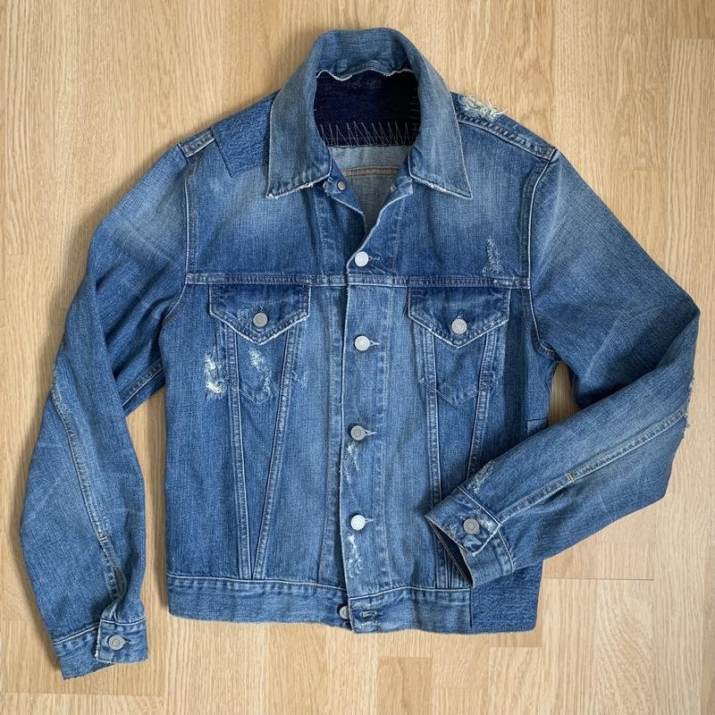 Damen Levi's Jacke Marineblau Denim 38 / M / 46