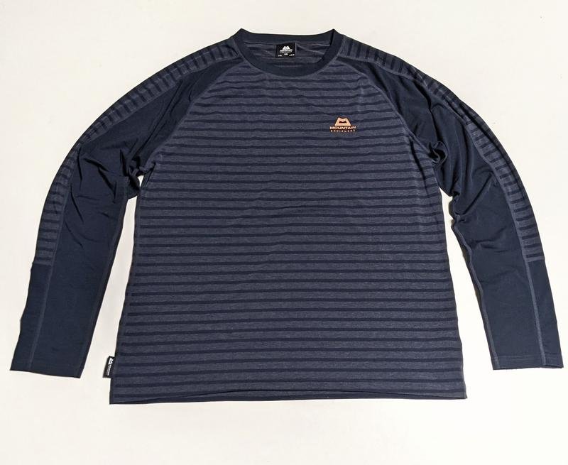 Herren Mountain Equipment Langarmshirt Grau