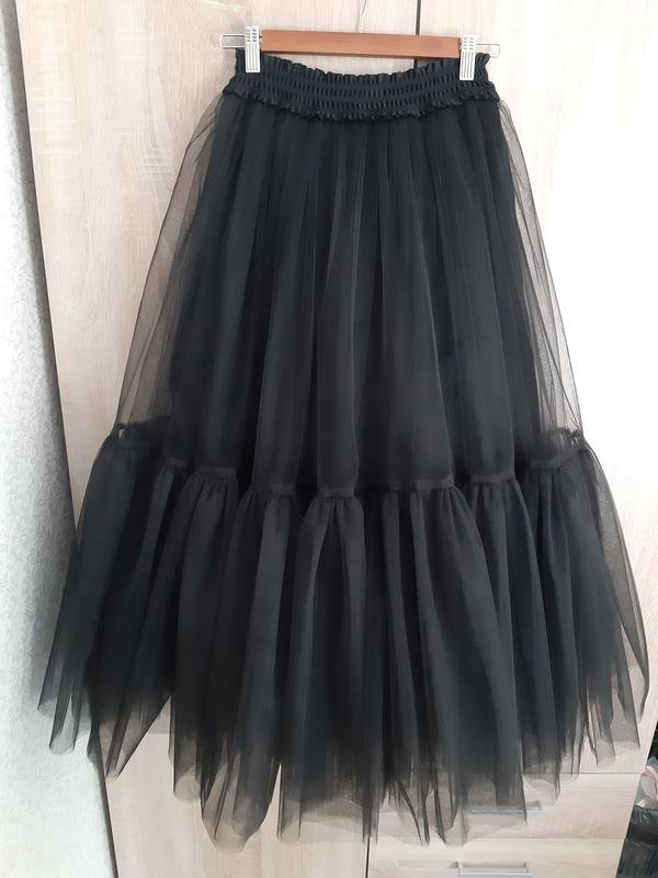 Женская Юбка Чёрная Фатин 32 / XXS / 40