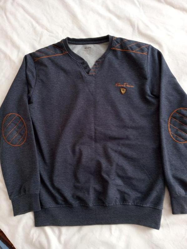 Мужской Khan Реглан Серый Полиэстер 38 / M / 46