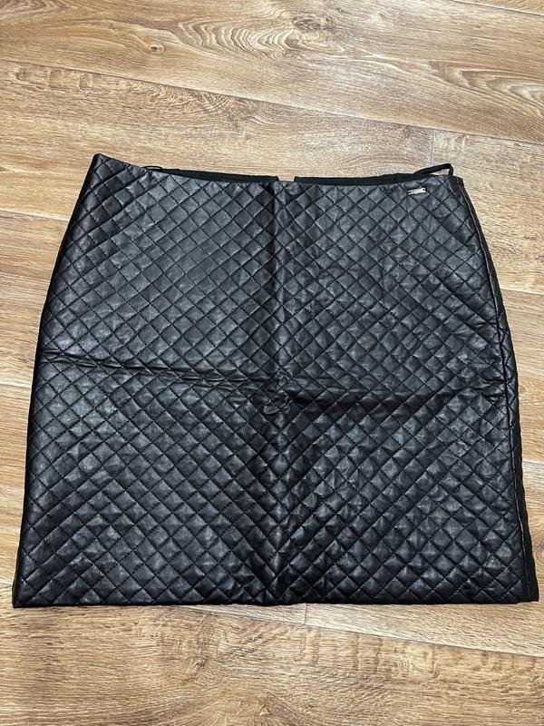 Women Cinque Skirt Black Artificial Leather 40 / L