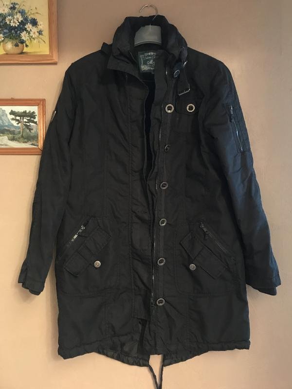 Damen Mulberry Parka Schwarz Baumwolle 38 / M / 46