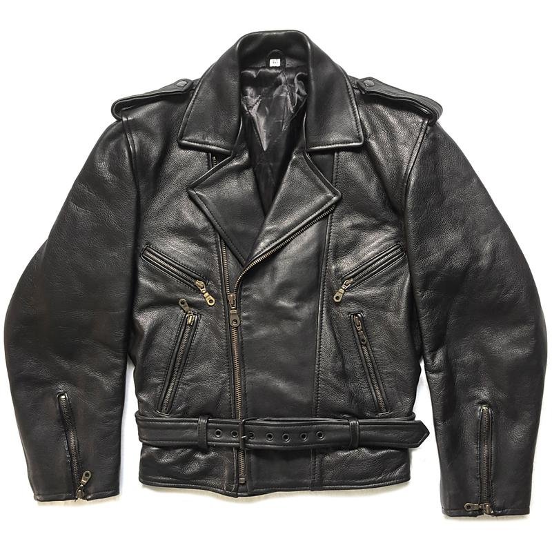 Men Belstaff Jacket Black Leather 38 / M / 46