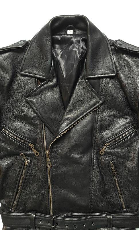 Men Belstaff Jacket Black Leather 38 / M / 46