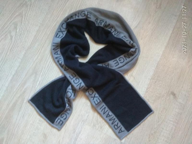 Herren Armani Exchange Schal Grau Einheitsgröße