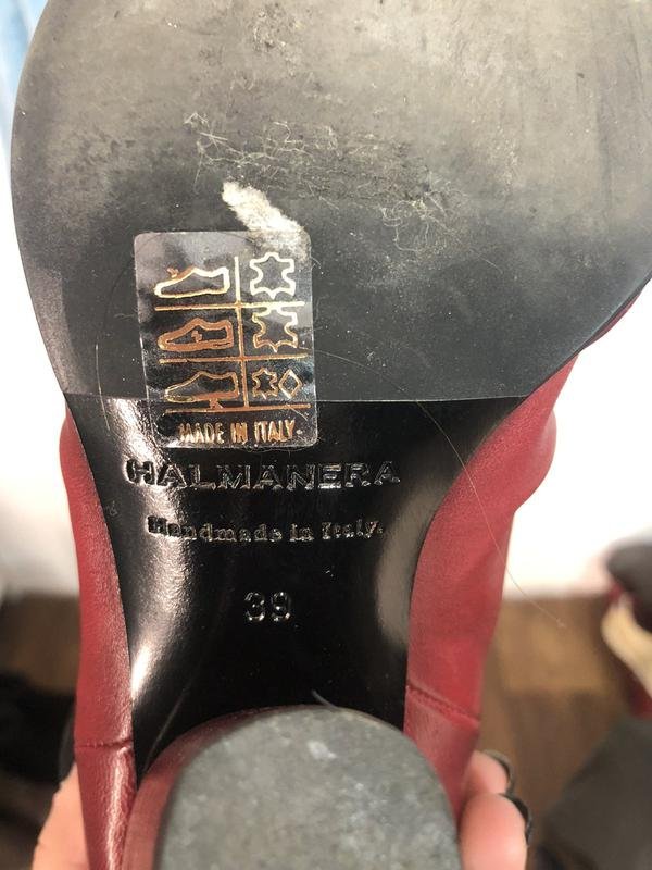 Femme Halmanera Bottes Rouge 38.5