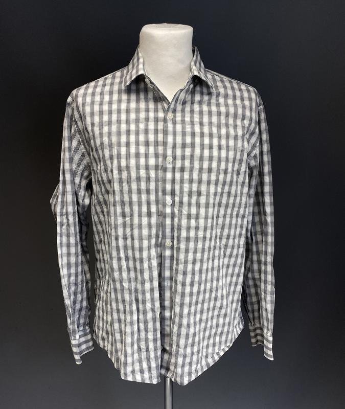 Herren Kenneth Cole Reaction Hemd Grau Baumwolle