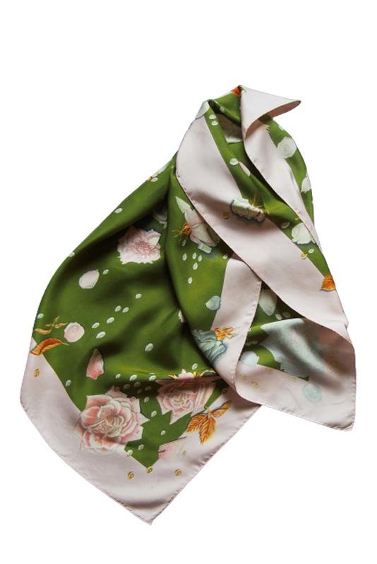 Donna Hermes Sciarpa Multicolore Sete