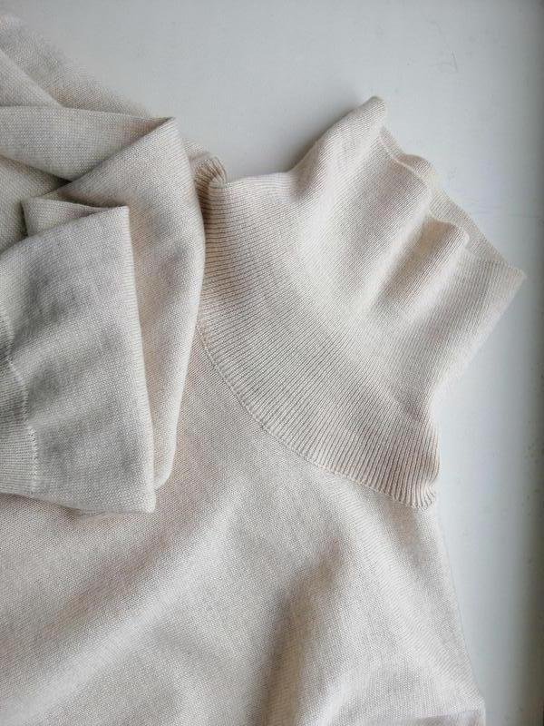 Donna Canali Maglione Bianco Lana 38