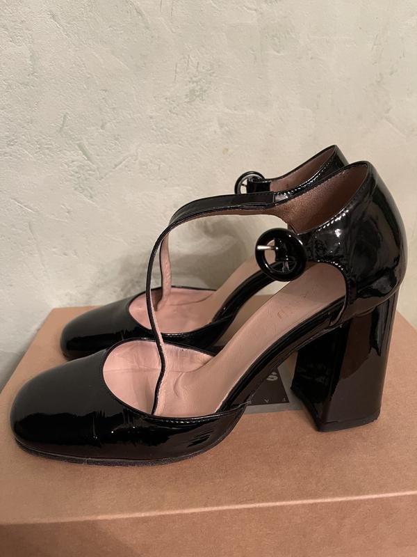 Damen Absätze Schwarz 37