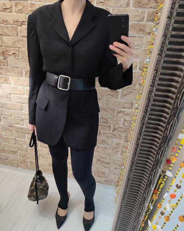 Женский Karl Lagerfeld Пиджак Чёрный 38 / M / 46