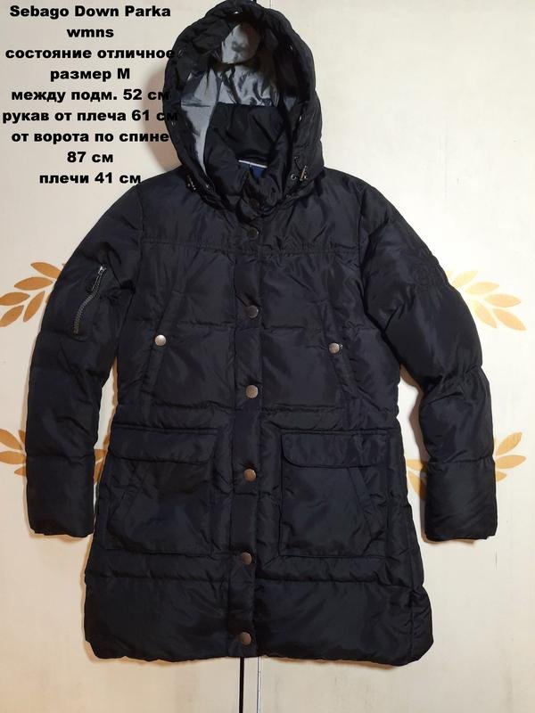 Damen Sebago Parka Schwarz 38 / M / 46