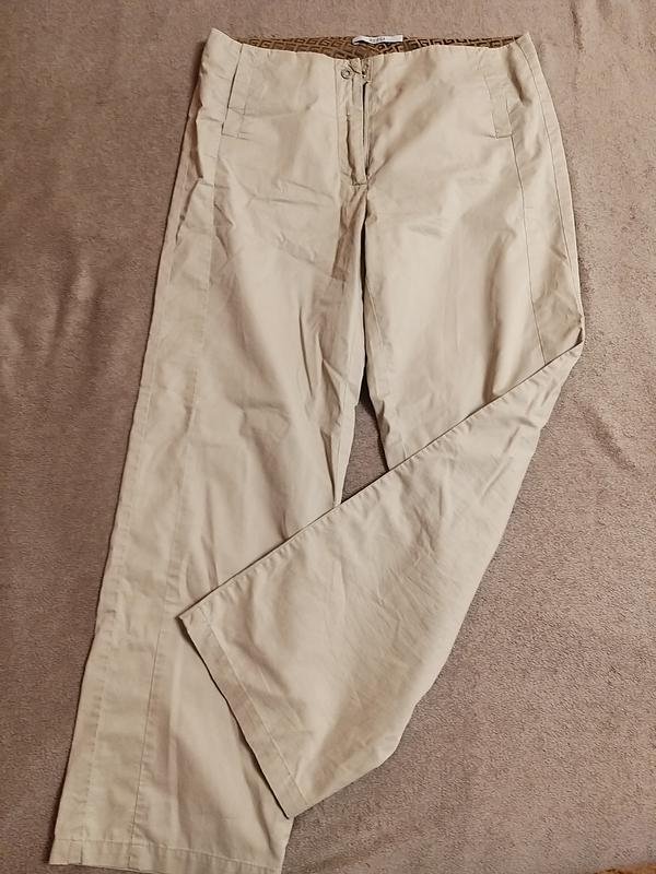 Donna Gucci Pantaloni Beige Cotone 36 / S / 44
