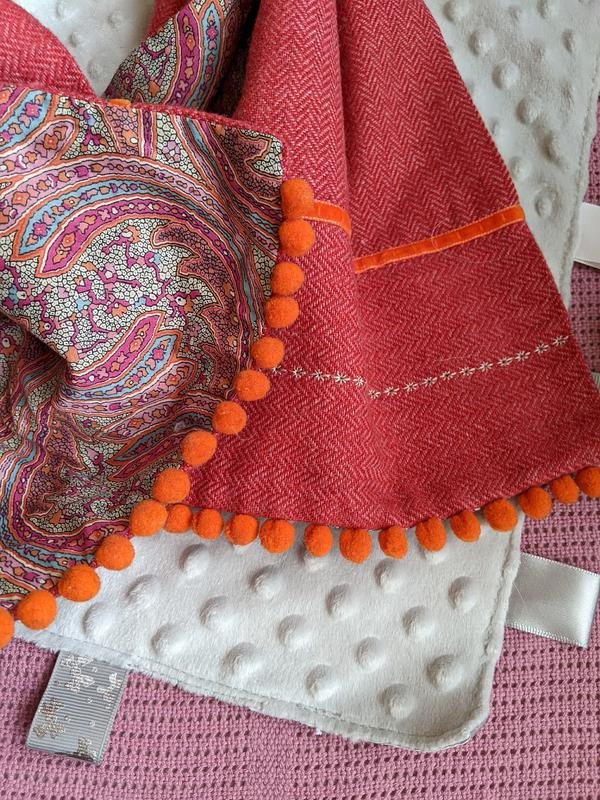 Women C.P. Company Scarf Coral Wool One size