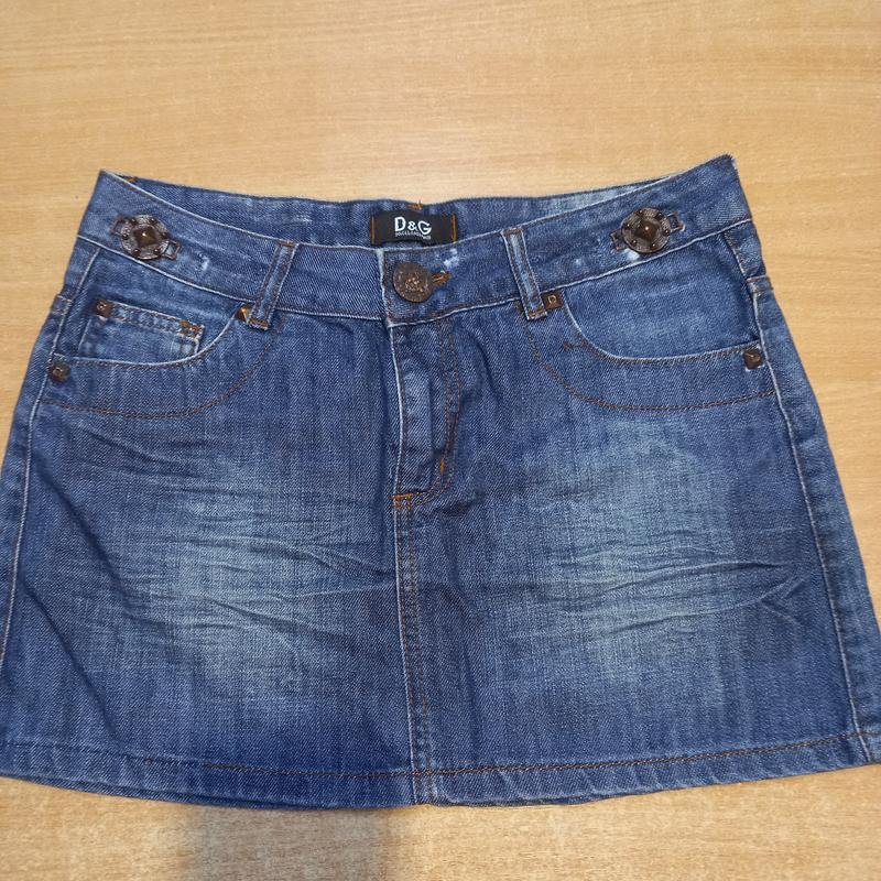 Женская Dolce & Gabbana Юбка Серый Коттон 36